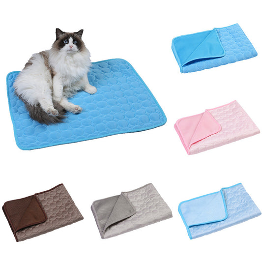 🐾 Tapete Refrescante para Animais de Estimação – Verão Ice Silk