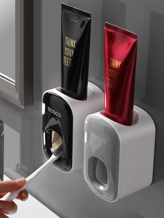 Dispenser Automático de Pasta de Dentes para Parede – Conjunto Completo para WC