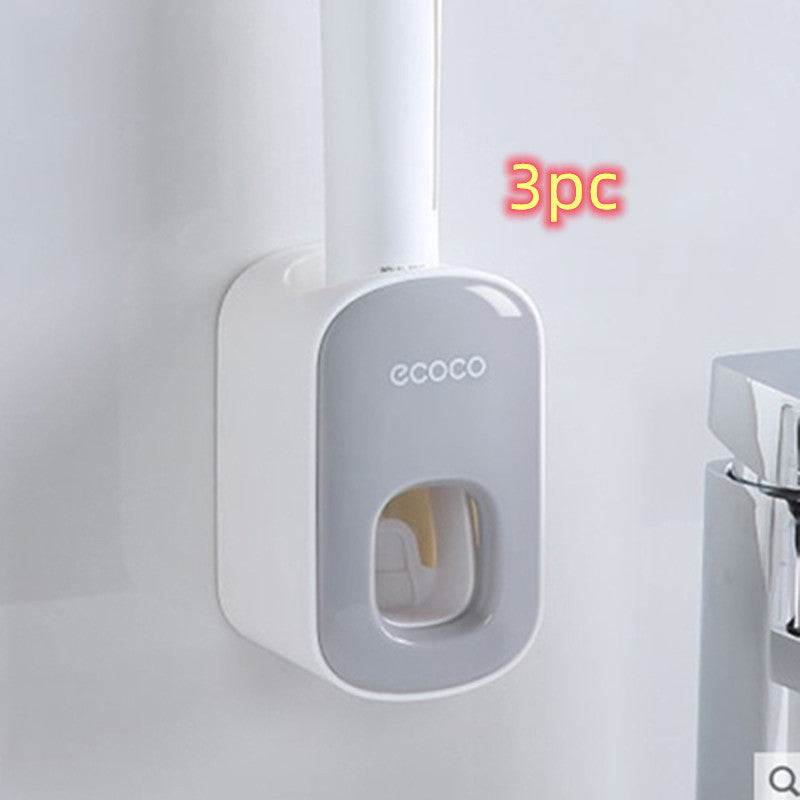 Dispenser Automático de Pasta de Dentes para Parede – Conjunto Completo para WC